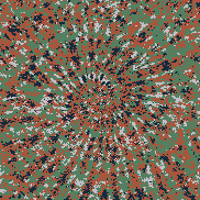 Tie-Dye-Camo NFT #0025 belongs to Group #357 © Dan Ellis