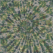 Tie-Dye-Camo NFT #0110 belongs to Group #063 © Dan Ellis