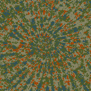 Tie-Dye-Camo NFT #0249 belongs to Group #637 © Dan Ellis