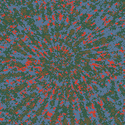 Tie-Dye-Camo NFT #0543 belongs to Group #109 © Dan Ellis