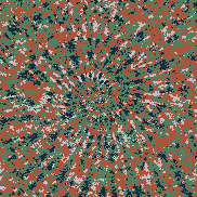 Tie-Dye-Camo NFT #0989 belongs to Group #357 © Dan Ellis