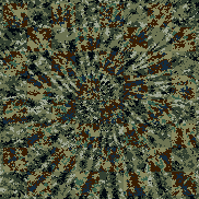 Tie-Dye-Camo NFT #1280 © Dan Ellis