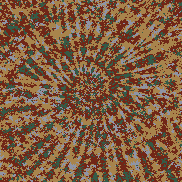 Tie-Dye-Camo NFT #1347 belongs to Group #530 © Dan Ellis